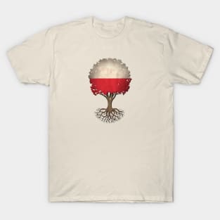 Tree of Life with Polish Flag T-Shirt